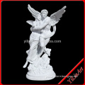 Cupid and Psyche Hand Carved Natural Stone Carving (YL-R138)